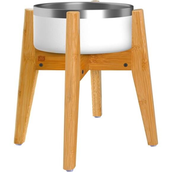 Dog Bowl Stand (14-inch High) - Ideal for Large Breeds, Use to Elevate, Raised - Picture 4 of 7